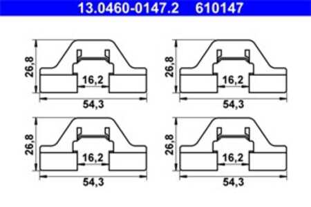 Monteringssats, Bakaxel, citroën c5 iii, c5 break iii, peugeot 407, 407 coupé, 407 sw, 407 sw skåp / kombi, 607