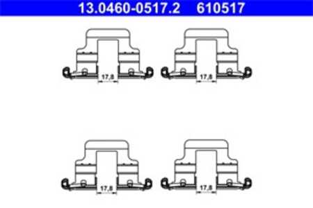 Monteringssats, Bakaxel, audi,seat,skoda,vw, 8K0 615 231