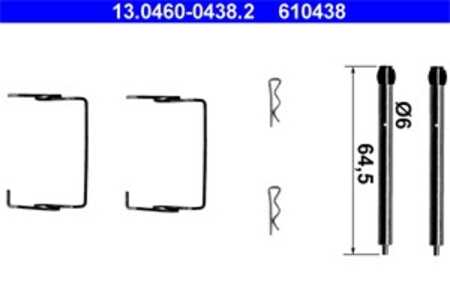 Monteringssats, Bakaxel, renault 21, 21 kombi, 21 sedan, espace iii, laguna i, laguna grandtour i, safrane i, safrane ii, 77 01