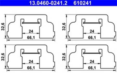 Monteringssats, Framaxel, dacia logan, logan mcv, sandero, renault logan i, logan kombi i, sandero/stepway i, 41 02 714 17R