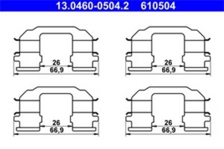 Monteringssats, Framaxel, chevrolet aveo / kalos halvkombi, aveo / kalos sedan, spark, daewoo kalos, kalos sedan, 93740553, 959