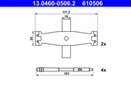 Monteringssats, Framaxel, bmw, 34 11 6 850 934, 34 11 6 862 801