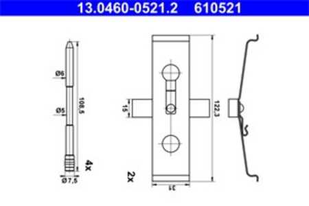 Monteringssats, Framaxel, audi,cupra,seat, 8J0 698 269