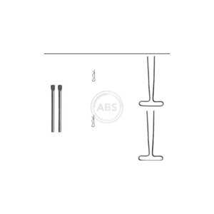 Monteringssats, Framaxel, citroën c15 flak/chassi, c15 kombi, c15 skåp/stor limousine, lna, visa, visa cabriolet, 95711200