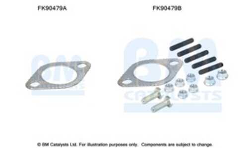 Monteringssats, katalysator, Fram, hyundai accent i, accent sedan, lantra ii, lantra kombi ii