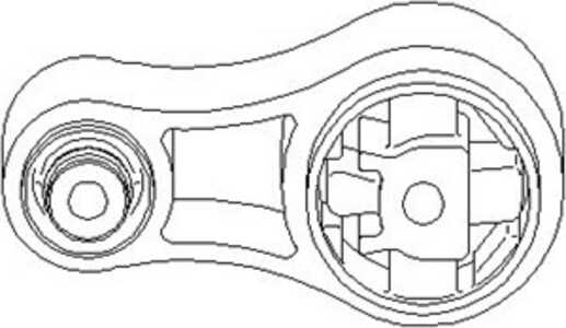 Motorkudde, Fram, Nedre, nissan,opel,renault,vauxhall, 1123 800 QAA, 44 08 761, 8200 003 826, 91166684