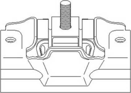 Motorkudde, Fram, Vänster undre, citroën,fiat,peugeot, 1307908080, 1827 17