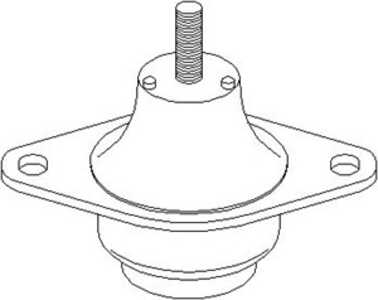 Motorkudde, Fram, renault 19 ii, 19 chamade ii, 19 skåp/halvkombi ii, 7700 788 383, 7700 802 927