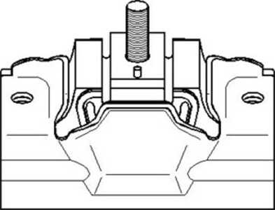 Motorkudde, Höger, citroën,fiat,peugeot, 1307906080, 1844 46