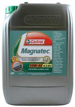 Motorolja Castrol Magnatec 10W-40 A3/B3 A3/B4, 20L, Universal, FIAT 9.55535-D2, Renault RN 0700, Renault RN 0710, VW 501 01 / 5