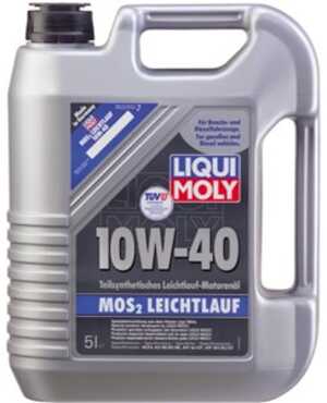 Motorolja Liqui Moly Mos2 Leichtlauf 10W-40 5L, Universal