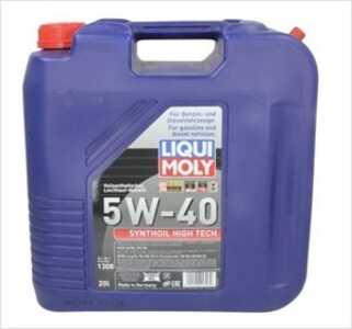 Motorolja LIQUI MOLY Synthoil High Tech 5W-40 20L, Universal