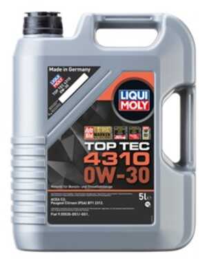 Motorolja Liqui Moly Top Tec 4310 0W-30 1L, Universal