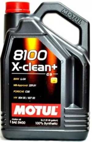 Motorolja Motul 8100 X-Clean+ 5W-30, Universal