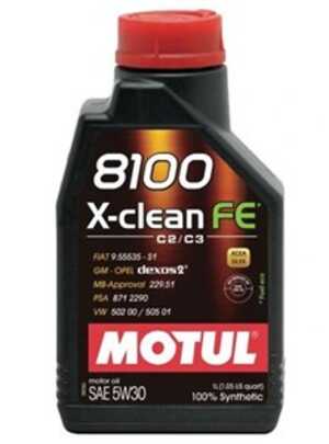 Motorolja Motul 8100 X-clean Fe 5w-30, Universal