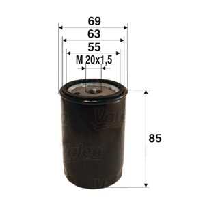 Oljefilter, passar många modeller, 0JE15-14-302, 1109AC, 1109-AC, 1109AE, 1109-AE, 1109CG, 1109-CG, 11715849, 15208-31000, 1520