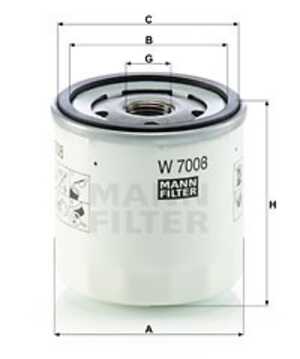 Oljefilter, ford,mazda,morgan,volvo, 1007 705, 1007 706, 1070 521, 1455 760, 1555 370, 1559 937, 1667 890, 1678 162, 1682 366, 