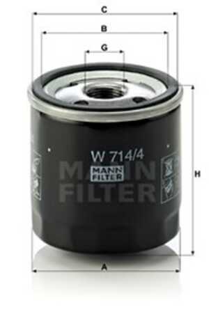 Oljefilter, alfa romeo,fiat,lancia, 46402457, 46423474, 46468378, 46519728, 46805832, 60 814 435, 71736158, 760 4770