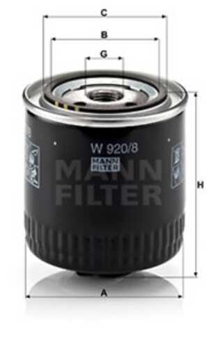 Oljefilter, seat,skoda,vw, 030 115 561 C