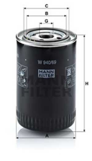 Oljefilter, iveco, 299 5655, 500038753, MK 666096, MK 667378