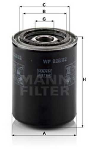 Oljefilter, ford,nissan, 15208-18G00, 15208-20N00, 15208-20N01, 1520-820N1A, 15208-40L00, 15208-40L01, 15208-40L02, YL4J 6714 BA