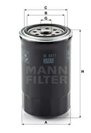 Oljefilter, hyundai,kia, 26310-27420