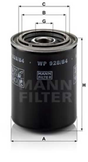 Oljefilter, nissan terrano ii, 15208-20N02, 15208-20N10