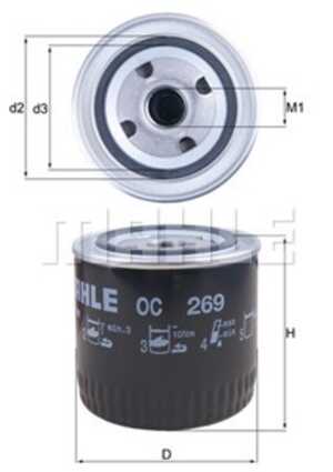 Oljefilter, austin,honda,rover, 15400P5TG00, 15400PDDE00, 861476, 8614760, AAR5607, GFE178