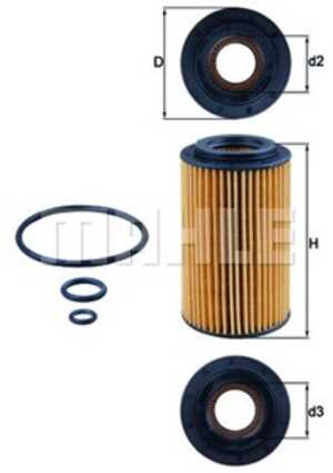 Oljefilter, honda accord vii, accord tourer vii, cr-v ii, fr-v, 15430RBDE01, 15430RBDE02, K12330112100