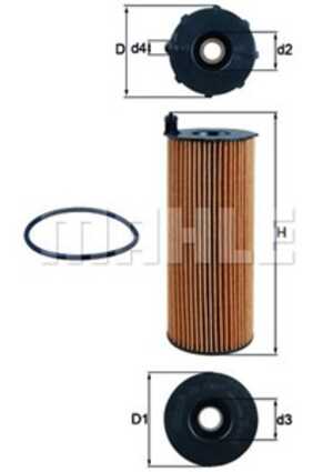 Oljefilter, land rover range rover iii, range rover sport i, 6H4Q6744AA, 70308198, LR002338