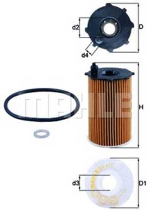 Oljefilter, hyundai grand santa fé, grandeur, santa fe iv, santa fé ii, kia cadenza i, sorento ii, sorento iii, 263203CAA0, 263