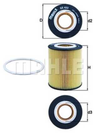 Oljefilter, ford usa gt coupé, land rover freelander 2, volvo s60 ii, s80 ii, v60 i, v70 iii, xc60 suv i, xc70 ii, xc90 i, 3075