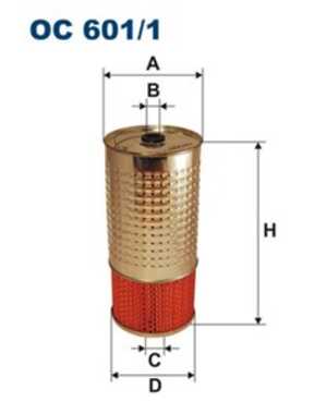 Oljefilter, mercedes-benz mb buss [w631], mb flak/chassi [w631], mb skåp [w631], 000 180 25 09, 616 180 00 09, 616 180 05 10, A