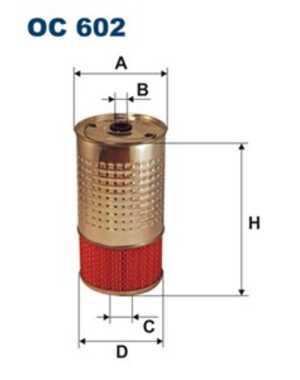 Oljefilter, daewoo,mercedes-benz,ssangyong, 50 01 846 633, 5016 966, 601 180 00 09, 601 180 01 09, 601 180 02 10, 601 184 00 25