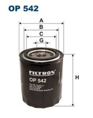 Oljefilter, ford, 1612 184, 6153 085, 6176 728, 83 EM 6714 BA, 93156542