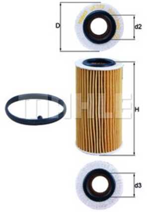 Oljefilter, volvo, 30757730, 30788490, 30788821