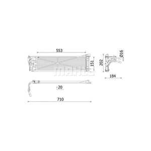 Oljekylare, automatisk transmission, bmw x5 [g05, f95], x5 van [g05], x6 [g06, f96], x7 [g07], 17218642748