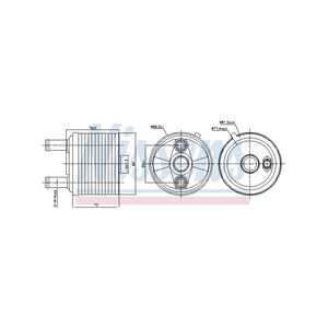 Oljekylare, automatisk transmission, ford,seat,vw, 09A317019