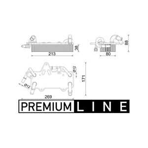 Oljekylare, automatisk transmission, audi q7, 4M0317021J