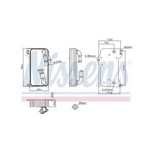 Oljekylare, automatisk transmission, audi,cupra,seat,skoda,vw, 0GC317019A, 0GC317019C