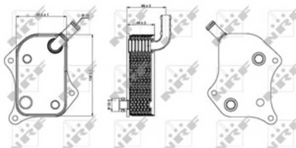 Oljekylare, motor, audi a4 b6, a4 b6 avant, a4 b6 cabriolet, a4 b7, a4 b7 avant, a6 c5, a6 c5 avant, vw passat b5.5, passat b5.