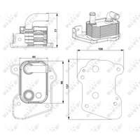 Oljekylare, motor