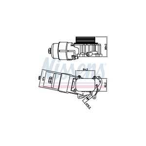 Oljekylare, motor, citroën,ford,mazda,peugeot,suzuki,toyota,volvo, 1103 N9, 1653073J01, 1703252, 30711523, 31259229, 31321630, 