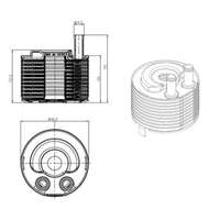 Oljekylare, motor