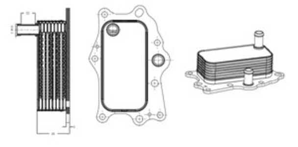 Oljekylare, motor, chevrolet captiva, cruze, cruze halvkombi, cruze station wagon, orlando, opel antara a, vauxhall antara a, 2