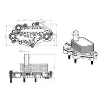 Oljekylare, motor