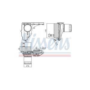 Oljekylare, motor, ford transit buss, transit flak/chassi, transit skåp, transit v363 buss, transit v363 flak/chassi, transit v