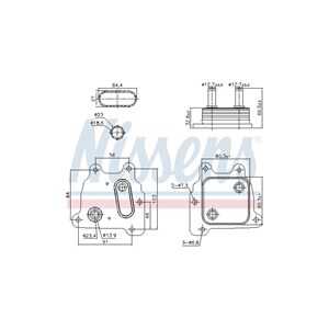 Oljekylare, motor, nissan teana iii, x-trail iii, 213053TA0B, 213053TA1B