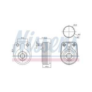 Oljekylare, motor, hyundai,kia, 2641003800