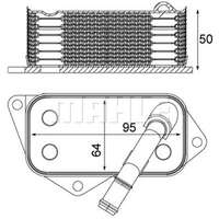 Oljekylare, motor